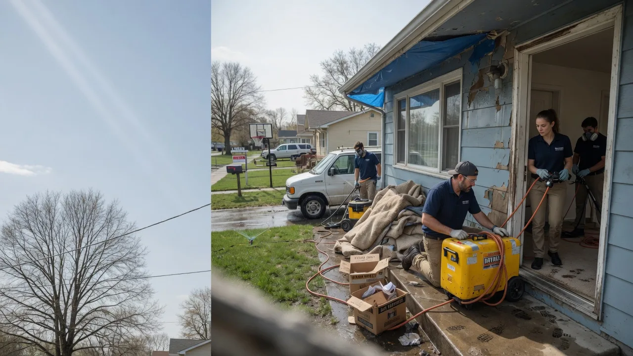 Basement Flood Cleanup in Crewe, VA near me